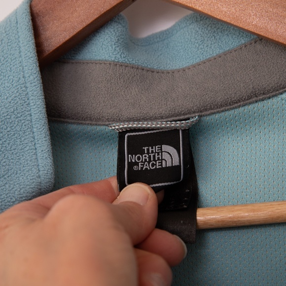 The North Face Light Blue Windwall fleece jacket - Picture 7 of 14